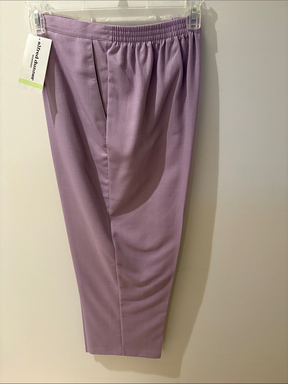 Alfred Dunner Men’s Lavender Tapered Dress Pants
